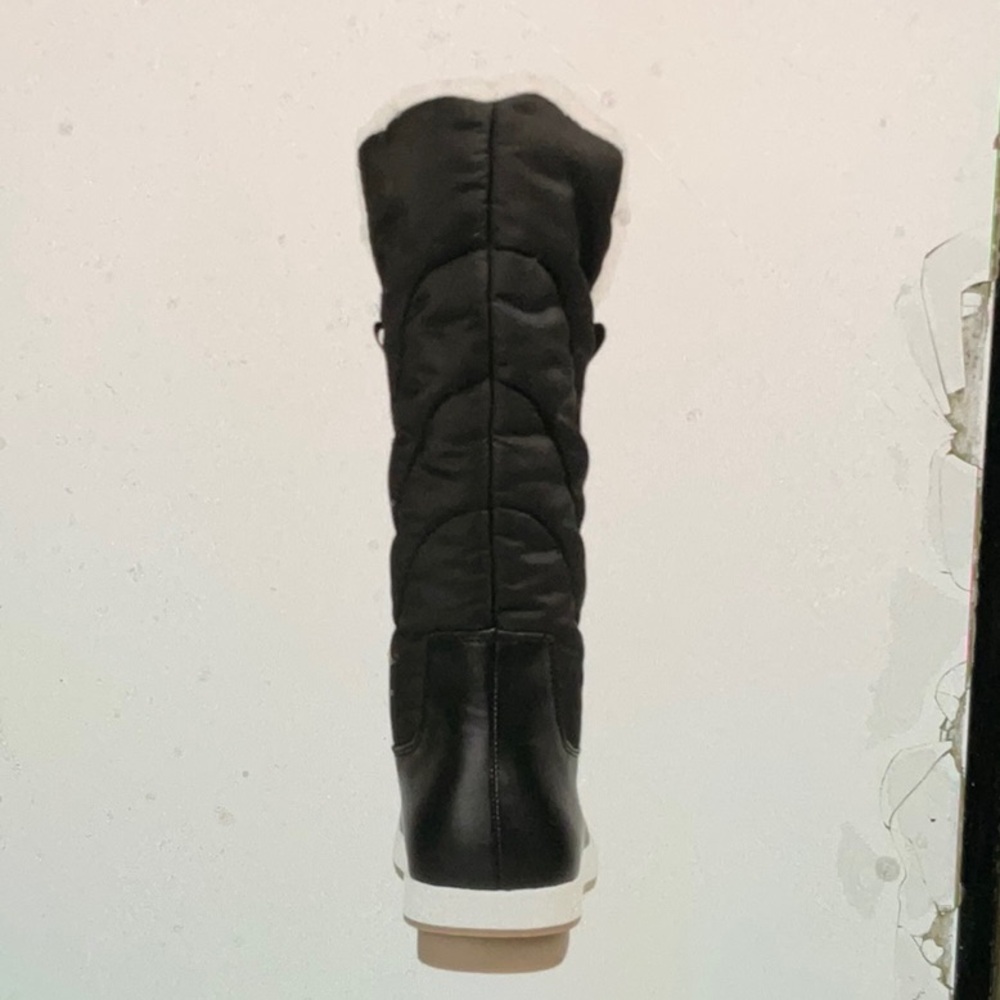 Journee Collection Pippah Winter Weather Black Quilted Winter Boots NIB Size 10 - Picture 5 of 12